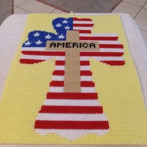 Patriotic wall hanging